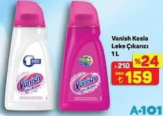 VANİSH KOSLA LEKE ÇIKARICI 1 L fiyat ve kampanya bilgisi
